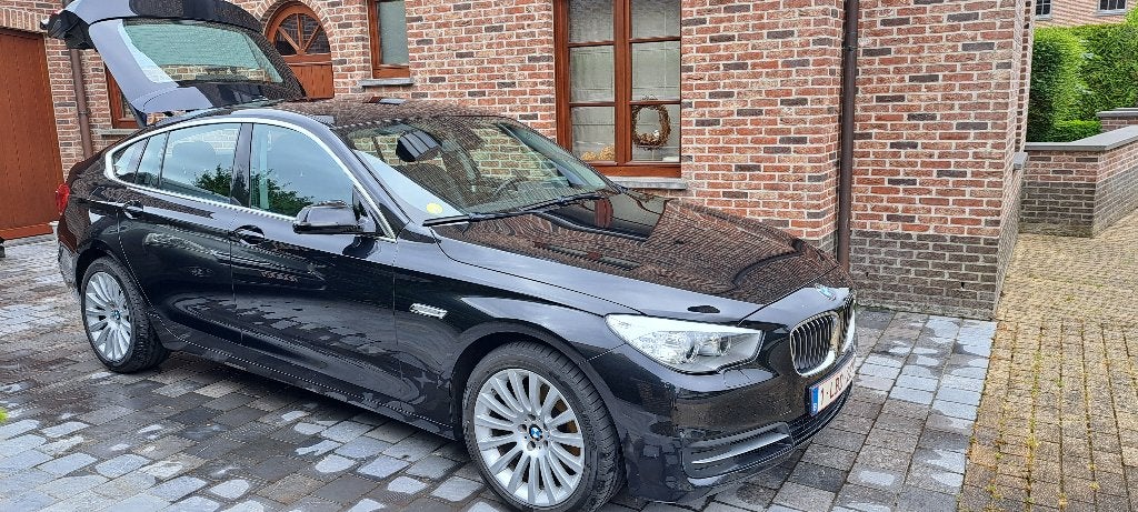 BMW Gran  Turismo 520, Auto's, BMW, Particulier, 5 Reeks GT, Diesel, Euro 6, Monovolume, 5 deurs, Automaat, Zwart, Zwart, Leder