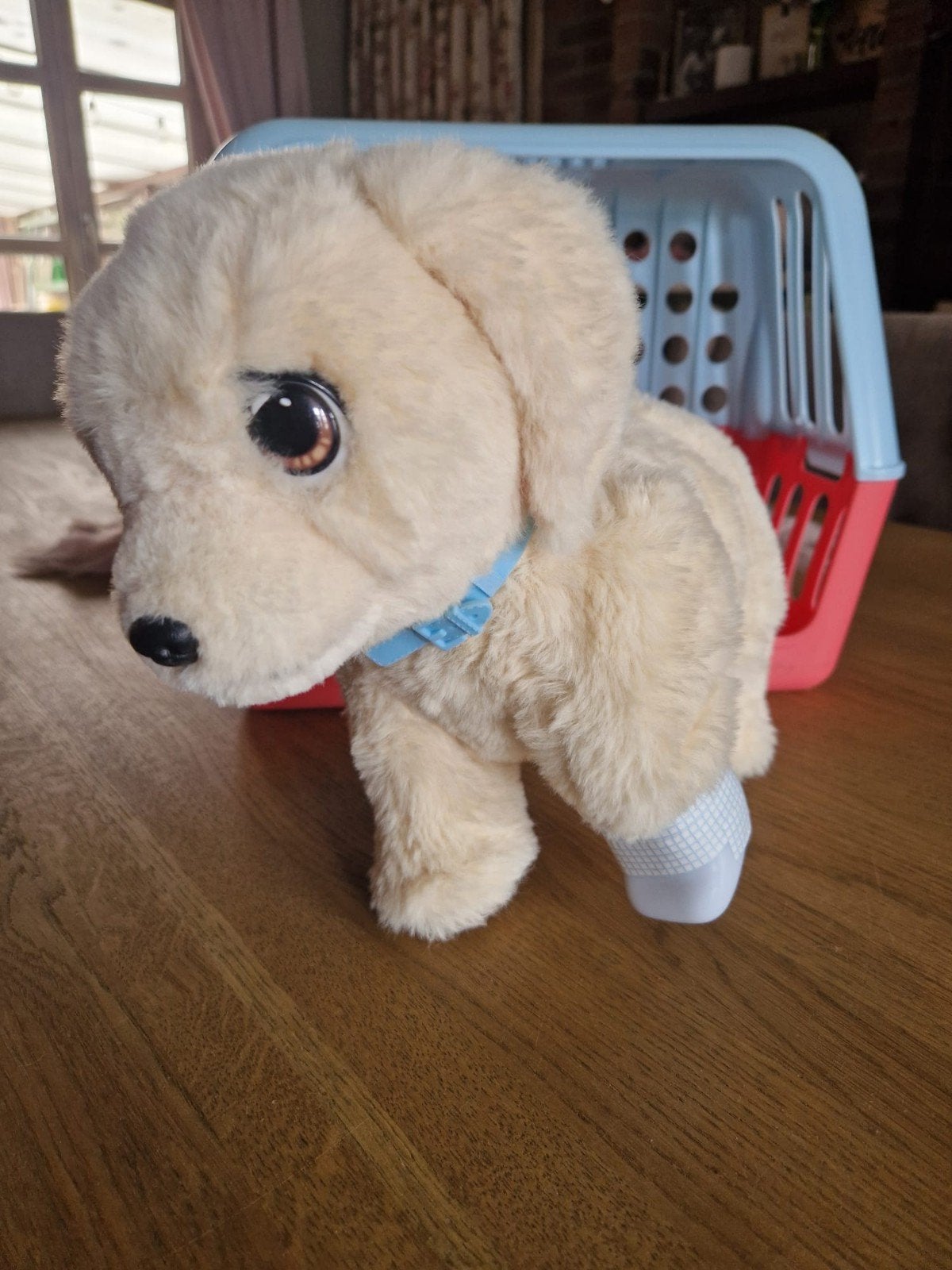 Peluche interactive Little Live Pets Ouchies Puppy Cooper., Enlèvement ou Envoi, Chien, Comme neuf, Moyen (20 à 80 cm)