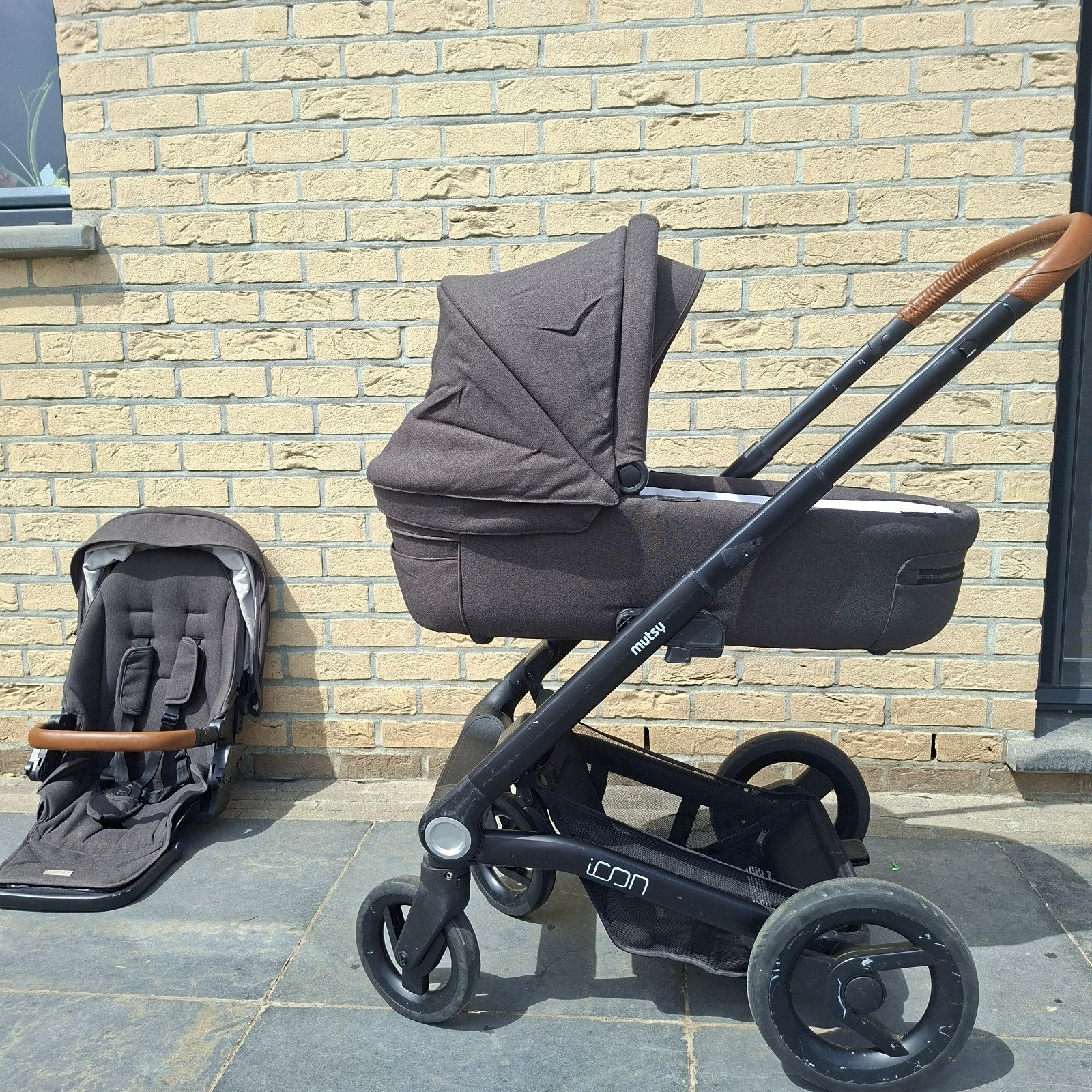 Kinderwagen Mutsy, Enfants & Bébés, Poussettes & Combinaisons, Utilisé, Poussette, Mutsy, Tige de poussée réglable