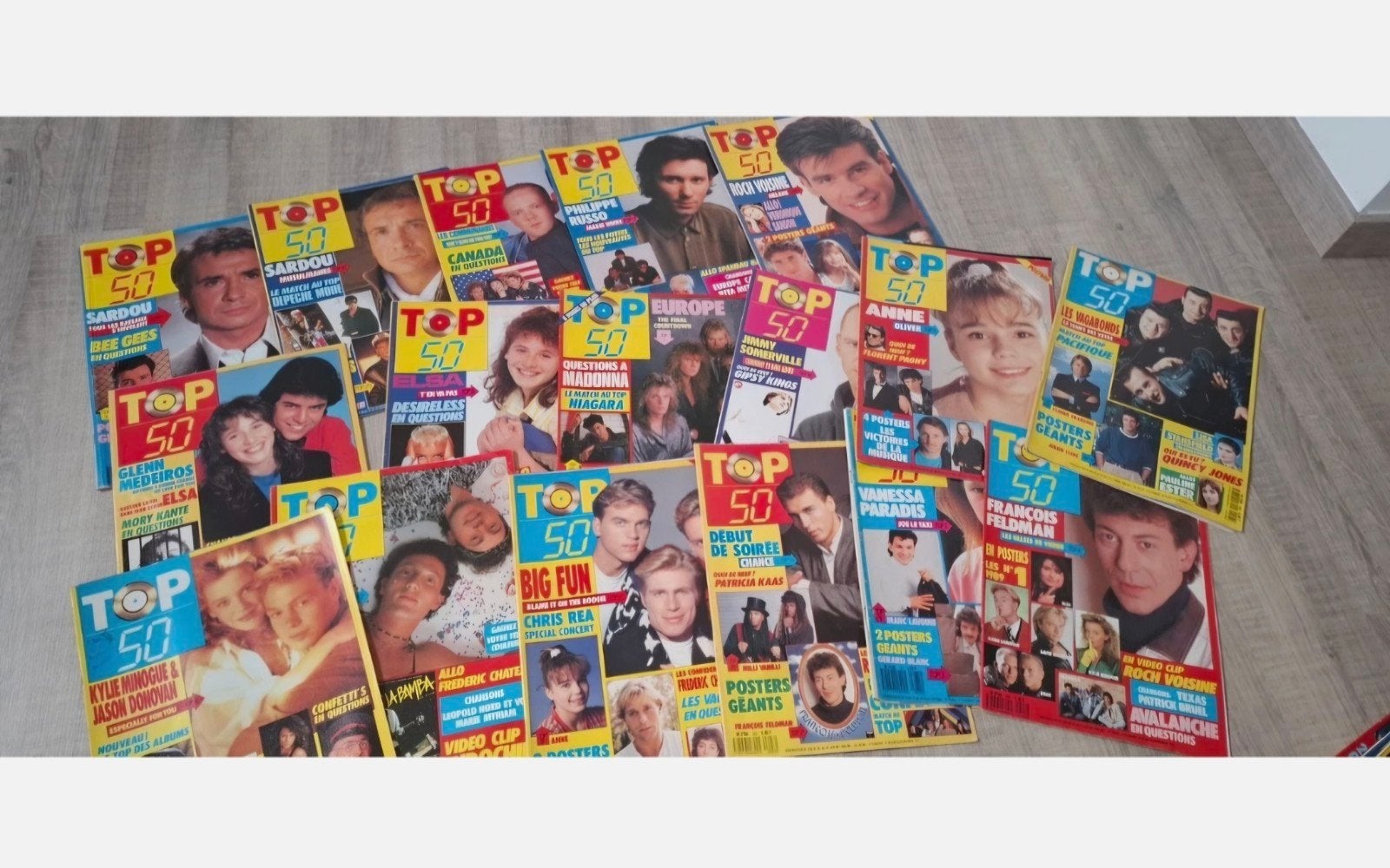 17 magazines top 50 + 10  incomplet, Boeken, Tijdschriften en Kranten, Ophalen of Verzenden