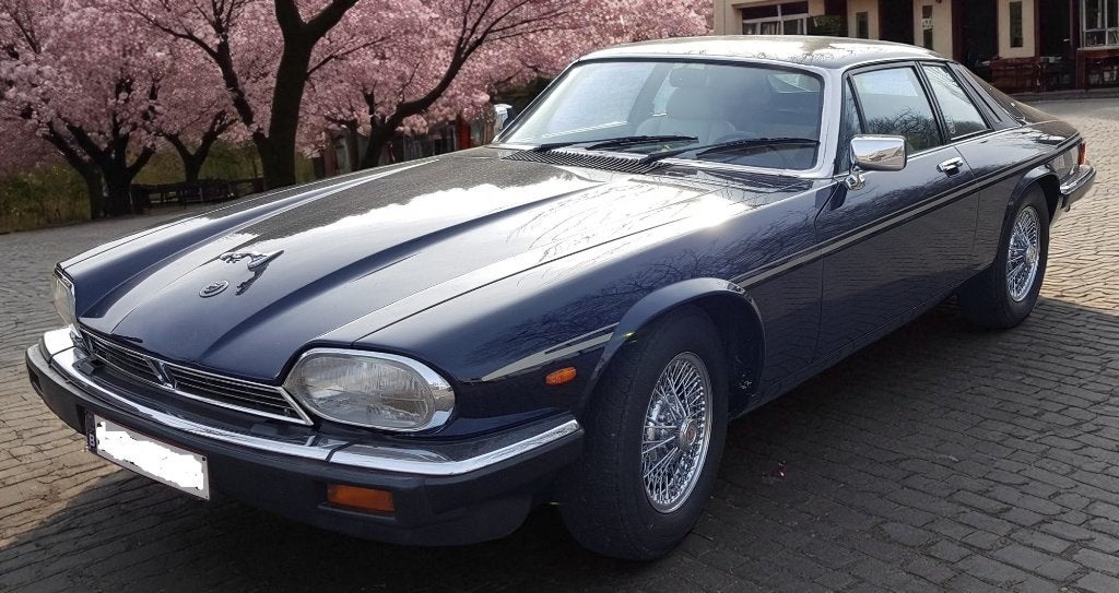 Jaguar XJS, Auto's, 4 zetels, Achterwielaandrijving, Blauw, Leder