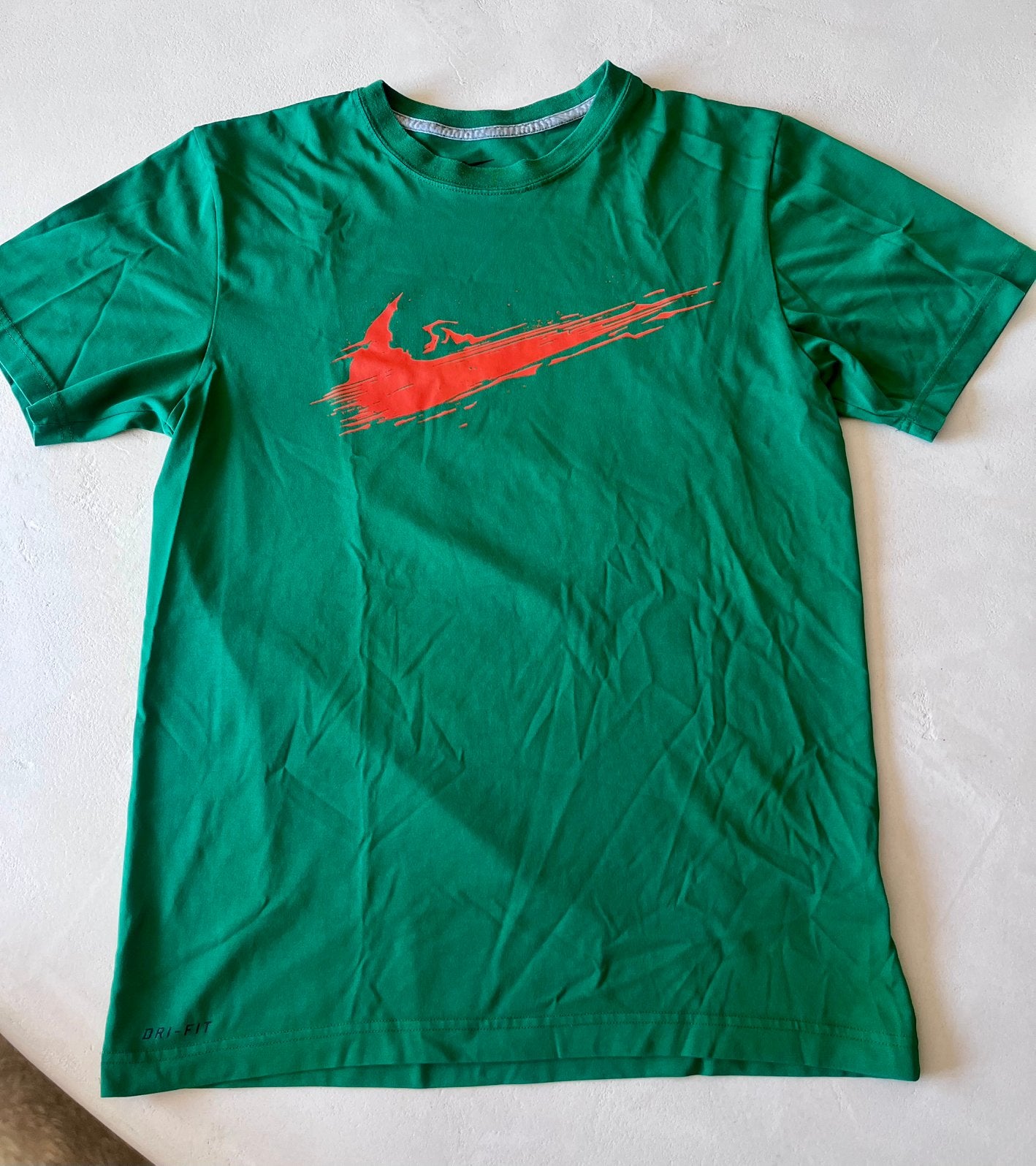 Nike Running t’shirt, Ophalen of Verzenden, Zo goed als nieuw, Maat 46 (S) of kleiner, Groen
