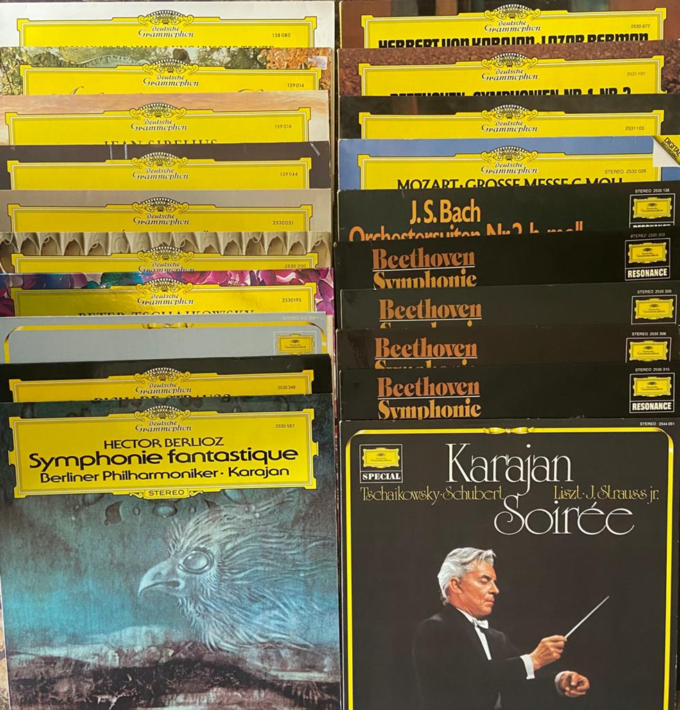 20 Von Karajan DGG lp’s, Cd's en Dvd's, Vinyl | Klassiek, Ophalen of Verzenden, Zo goed als nieuw