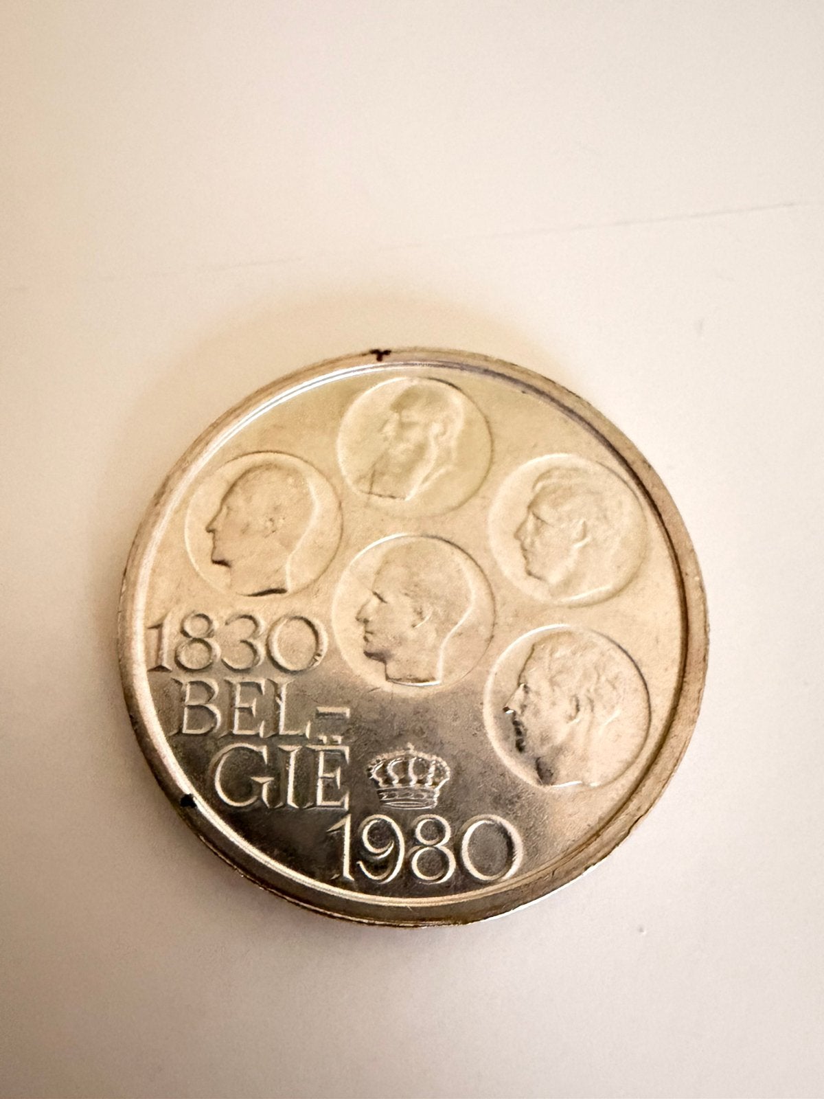 Muntstuk 150 jaar België/ zilver, Verzenden, België, Zilver