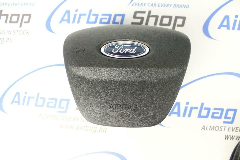 Airbag set Paneel set zwart Ford Transit custom 2012 – 2023, Gebruikt, Ophalen of Verzenden