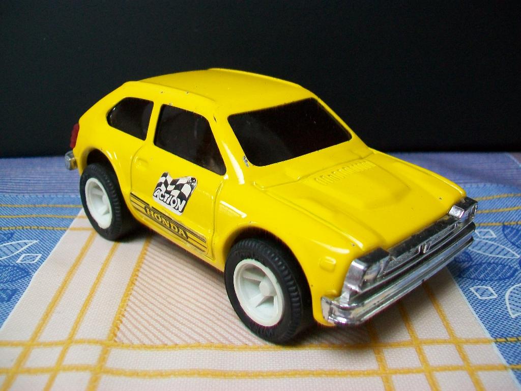 Honda Civic Tonka - Metal - Auto - Retro Vintage, Verzamelen, Ophalen of Verzenden, Gebruikt, Auto's