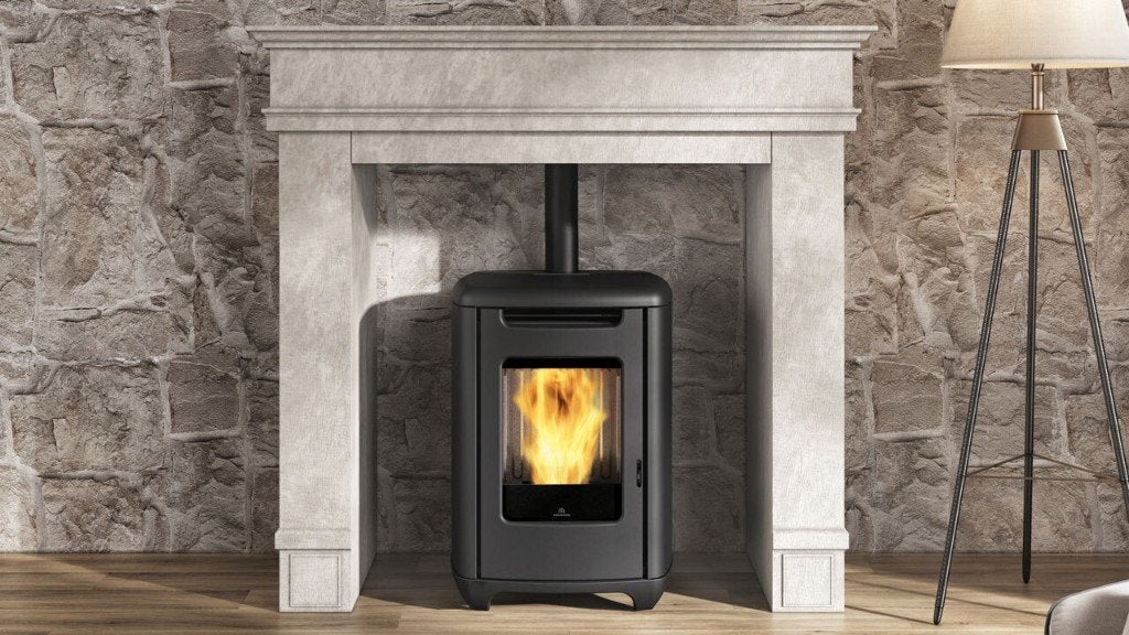 Pelletkachel Edilkamin Sense 8 kW AANBIEDING, Neuf, Enlèvement ou Envoi, Multicolore, Autres matériaux