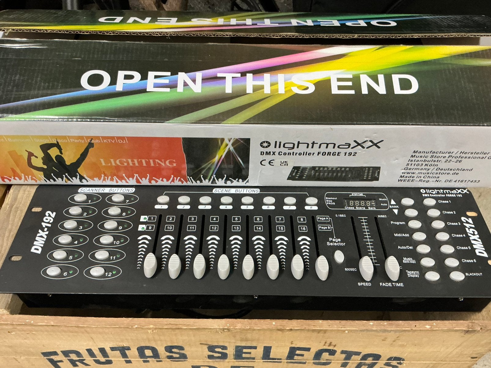 Lightmaxx DMX512 Forge-controller, Muziek en Instrumenten, Ophalen, Zo goed als nieuw