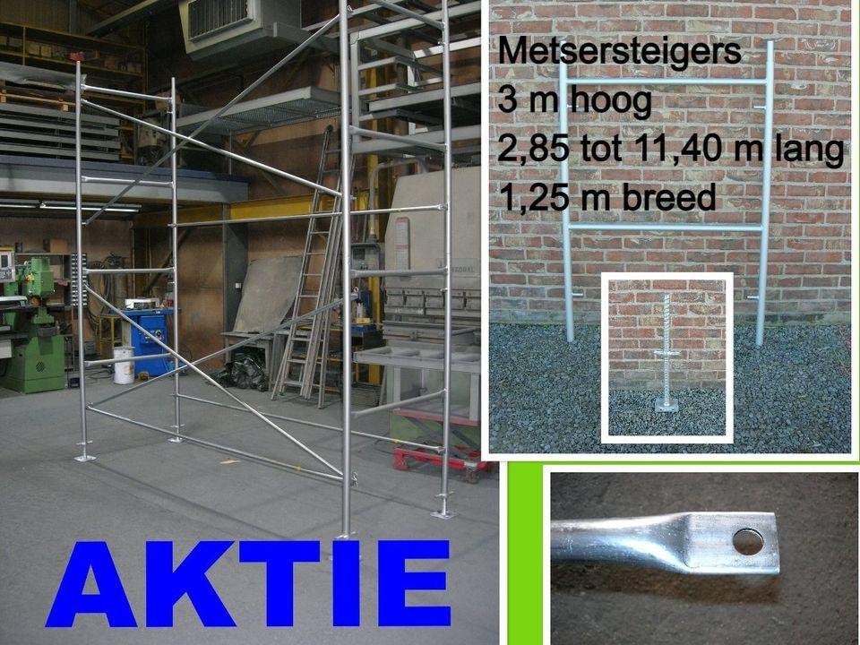 Metsersteigers 3 m hoog x 2,5 tot 11,4 m lang x 1,25 m breed, Bricolage & Construction, Bricolage & Rénovation Autre, Enlèvement