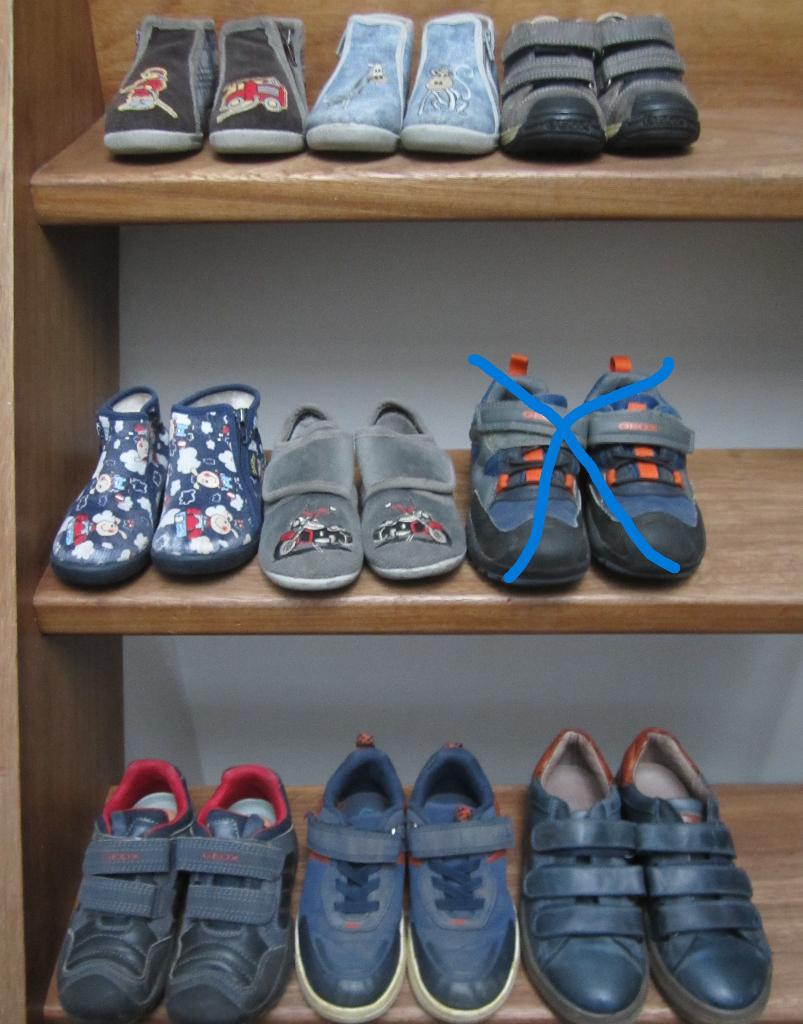 LOT van 8 paar (Geox-schoenen en Bellamy-slippers), Ophalen of Verzenden, Schoenen