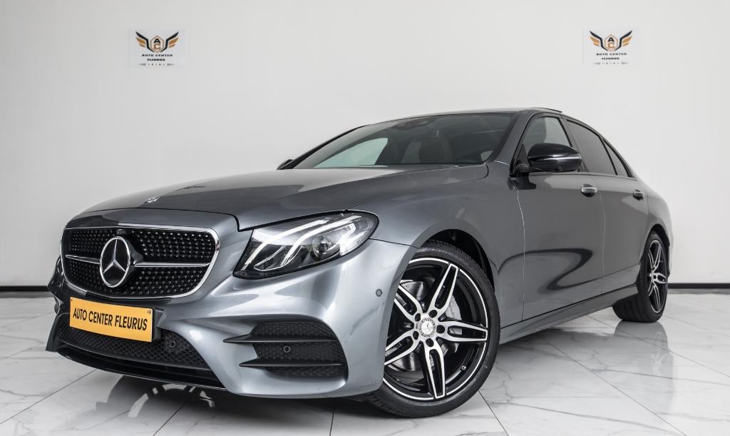 Mercedes-Benz E220 Pack AMG / FULL OPTION - TVA DEDUCTIBLE, Autos, Cuir, Argent ou Gris, 143 kW, Euro 6