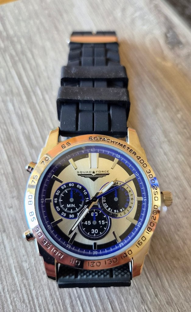 Montre  homme Squad Force, Enlèvement, Neuf, Argent