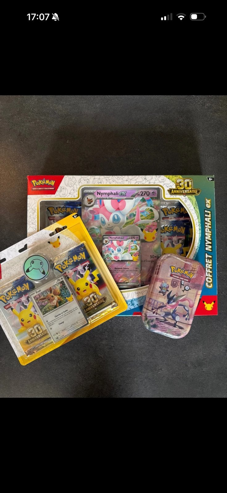 Pack Pokémon 30 ans, Enlèvement, Comme neuf