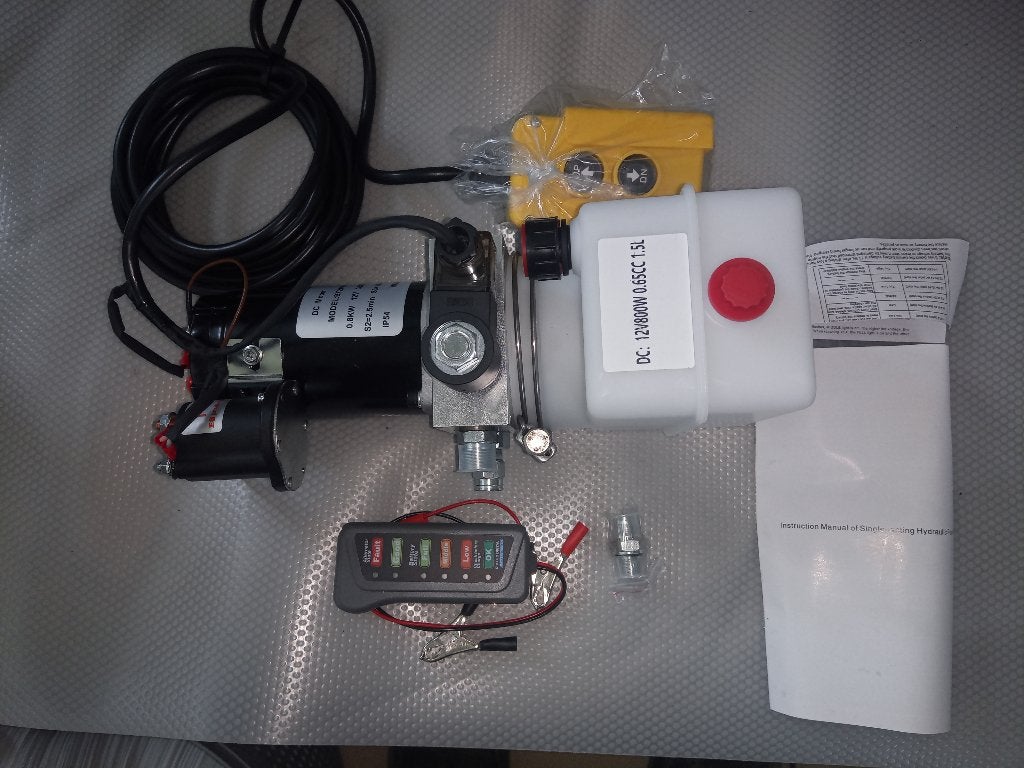 Hydraulische pomp 12V 1.5l voor kipper (Nieuw), Ophalen, Nieuw