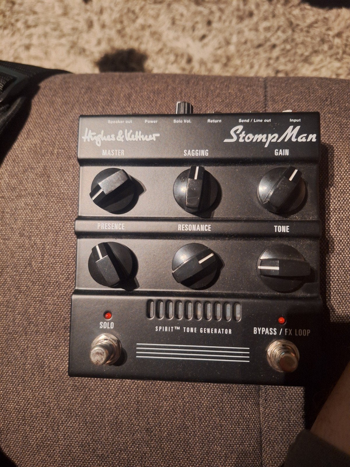 Hughes & Kettner stompman (2x) pedalboard amp, Ophalen of Verzenden, Zo goed als nieuw, Gitaar, 50 tot 100 watt