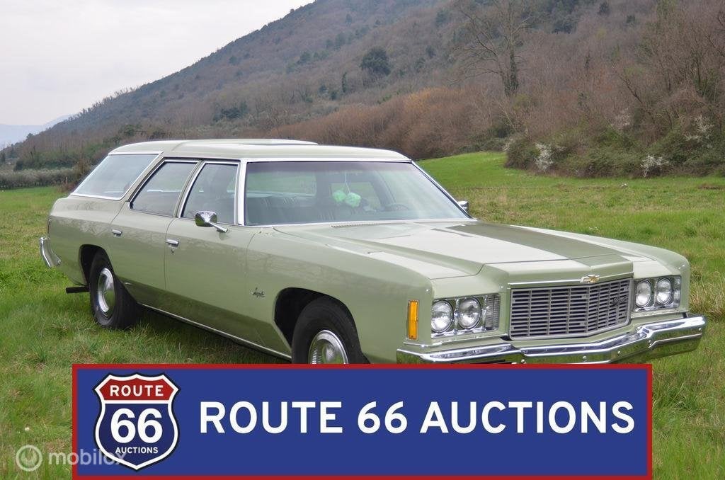 Chevrolet Impala Station Wagon | 1975 | Route 66 Auctions, Achat, Entreprise, Chevrolet, Boîte manuelle