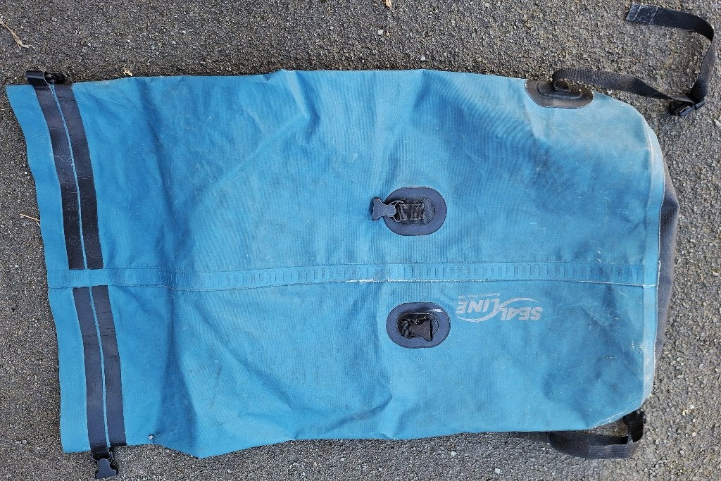 sac à dos étanche Seal Line 70 l, bleu, Enlèvement, Utilisé