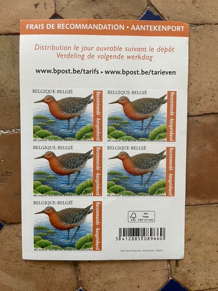 5 timbres recommandés Belgique, Postzegels en Munten, Postzegels | Europa | België, Ophalen of Verzenden, Postfris