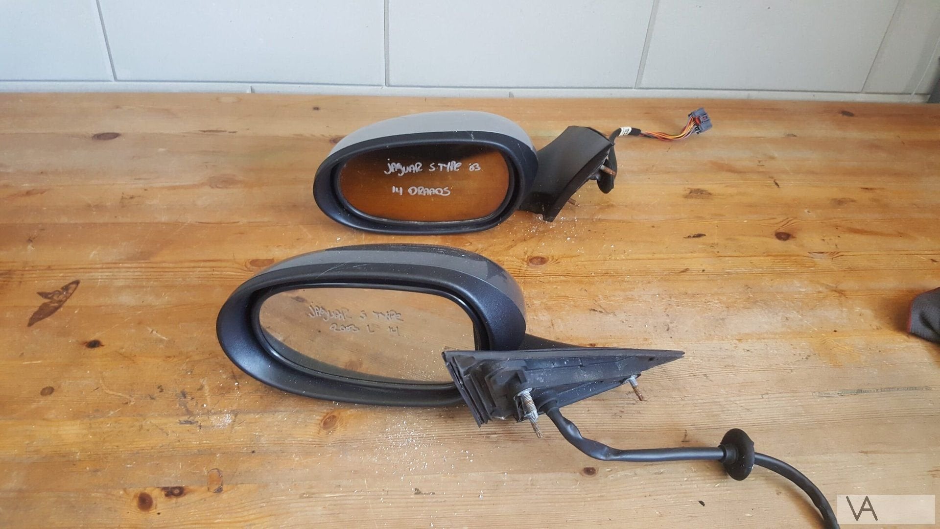 Spiegel links Jaguar  S type 2003-2008 ZELFDIMMEND glas €75, -, Utilisé, Jaguar, -