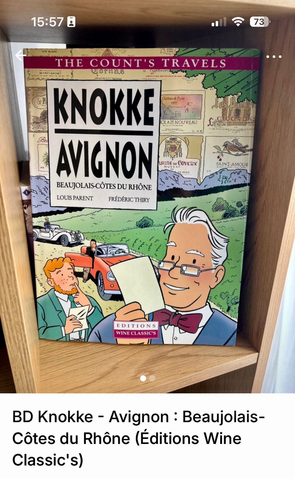 BD Knokke - Avignon  (Éditions Wine), Antiquités & Art, Antiquités | Cartes scolaires, Enlèvement, Autres thèmes