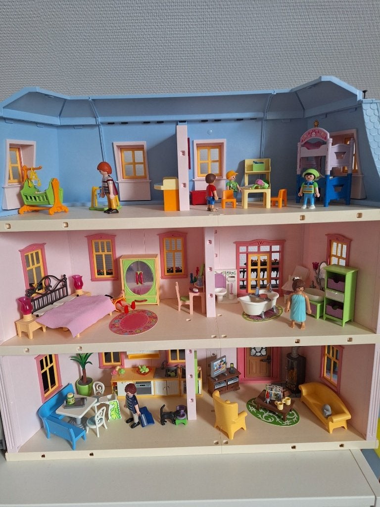 Maison Playmobil, Enfants & Bébés, Bâtiment, Family fun, Comme neuf, Kit complet