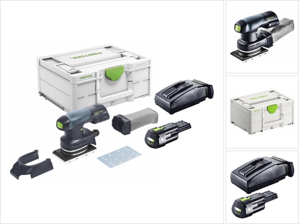 Ponceuse orbitale Festool RTSC 400-Basic + Accu + Chargeur, Enlèvement ou Envoi, Comme neuf, Ponceuse orbitale