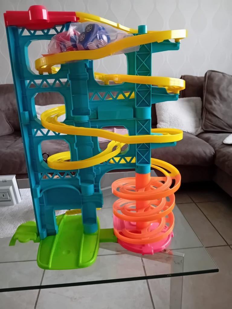Autobaan met 2 auto's, Kinderen en Baby's, Handmatig, Ophalen, Overige merken, Racebaan