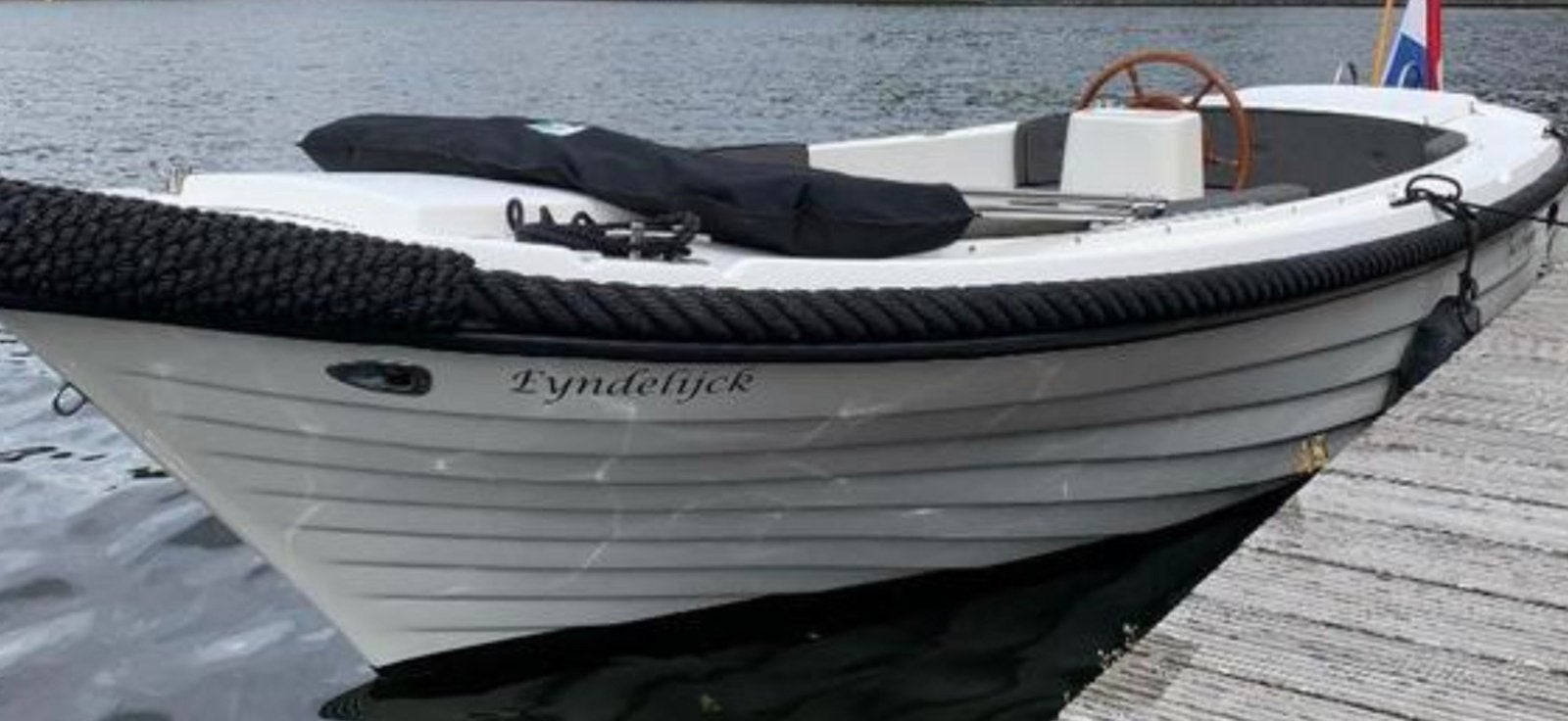 Oudhuijzer 560 White edition Nieuwstaat, Watersport en Boten, Ophalen, Zo goed als nieuw, Anker