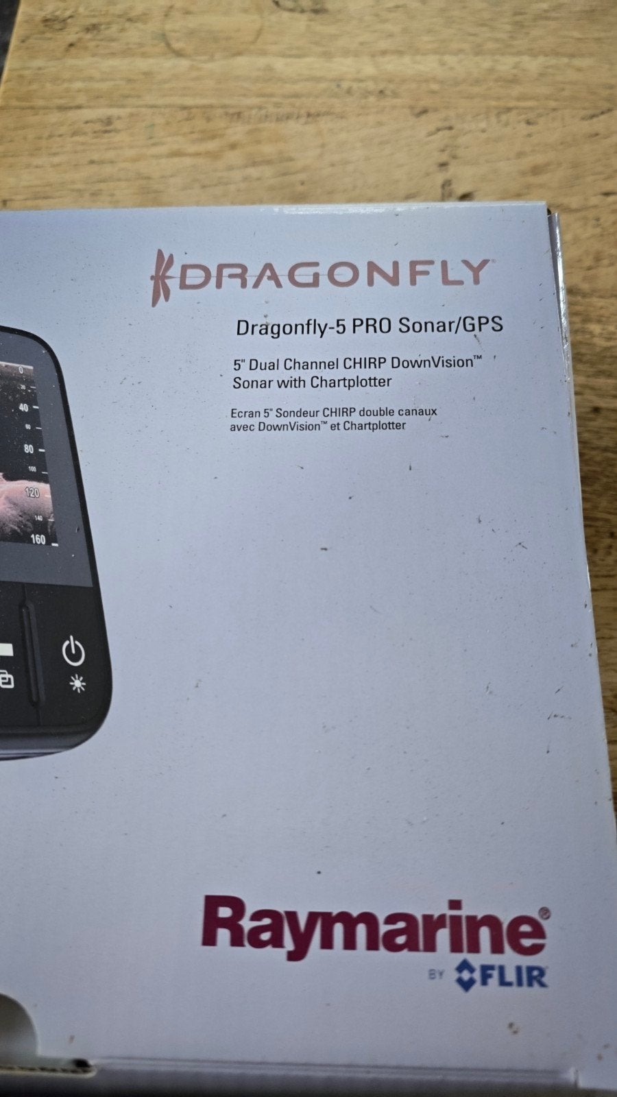 dieptemeter raymarine dragonfly 5pro, Ophalen of Verzenden, Dieptemeter