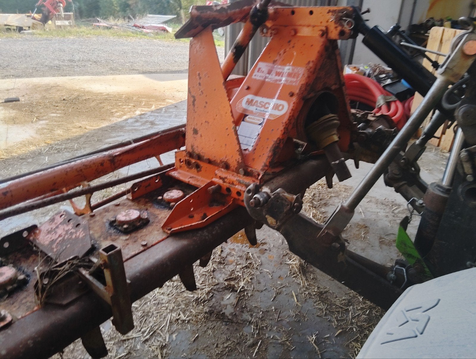 Herse rotative, Articles professionnels, Enlèvement