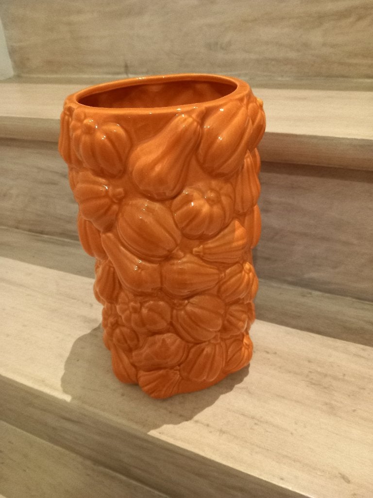 Deco pompoen vaas, Ophalen, Nieuw, Oranje