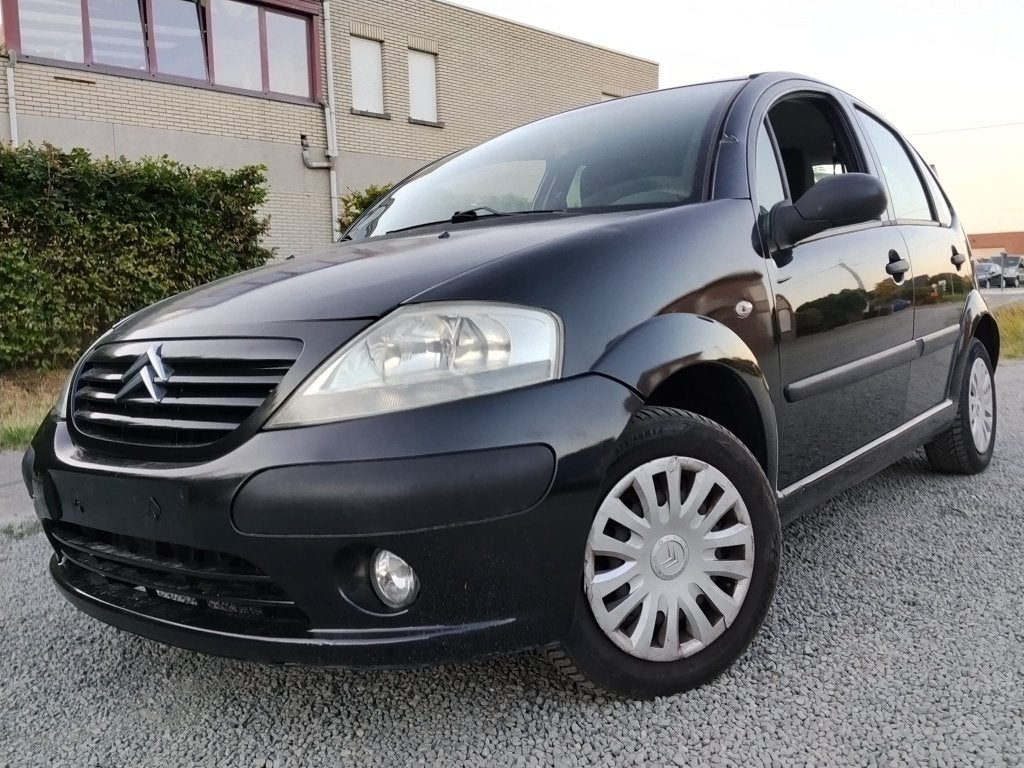 CITROEN C3/1400cc BENZINE/GEKEURD/12MAAND GARANTIE, Zwart, Bedrijf, Euro 4, Lichtsensor