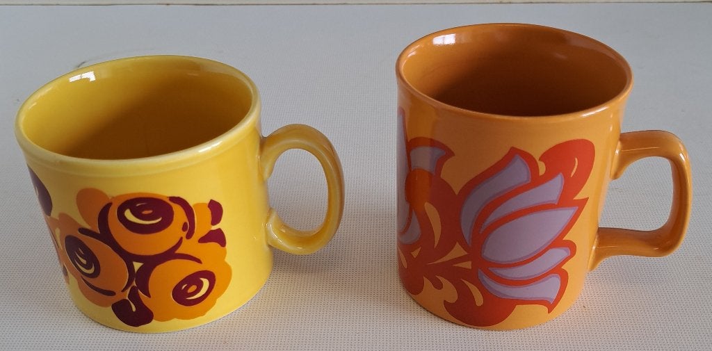 2 tasses vintage/rétro de 1976, Enlèvement, Vintage