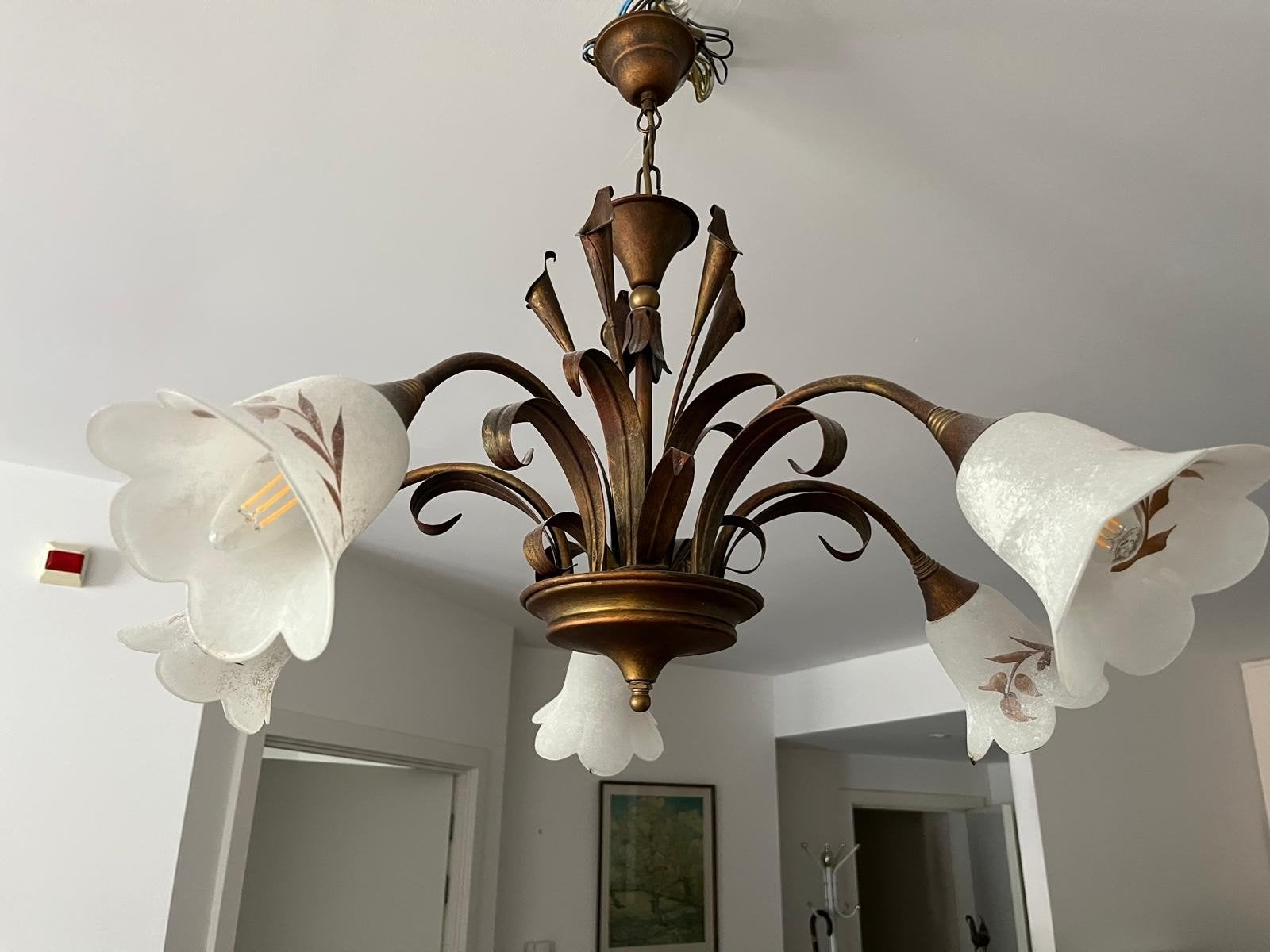 Lampe suspendue/lustre, Enlèvement