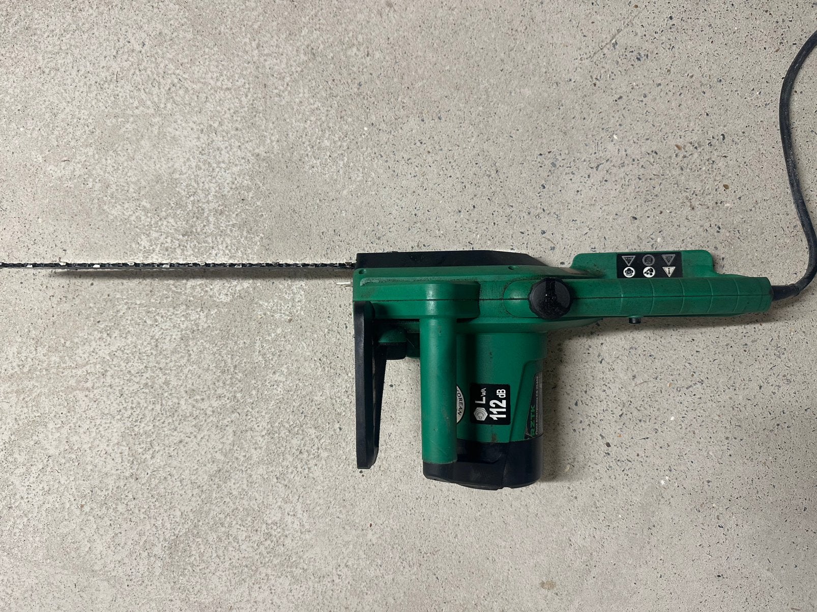 Krachtige elektrische kettingzaag RZTK 2500W – 40 cm, Ophalen, Zo goed als nieuw