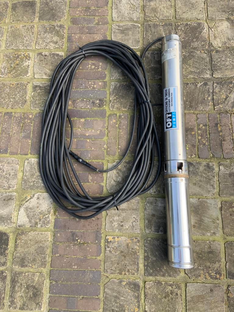 RVS bronpomp OFT 3x230V, Tuin en Terras, Ophalen of Verzenden, Gebruikt