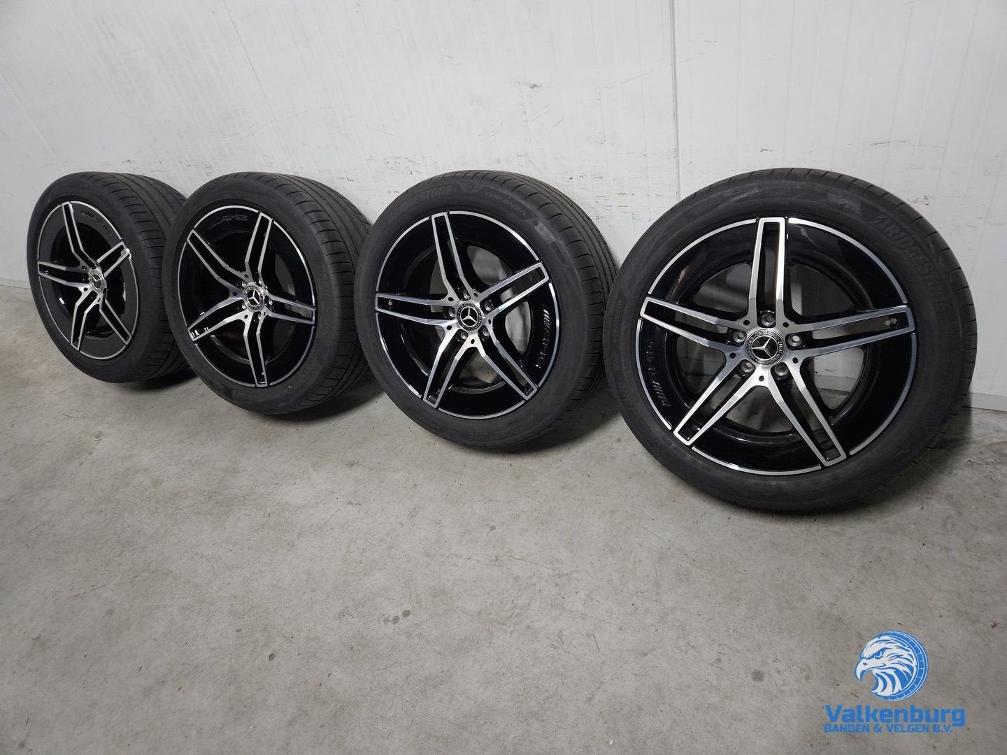 5-6mm! Originele Mercedes E Klasse W214 S214 AMG 19 inch bre, 19 inch, -, -, Banden en Velgen