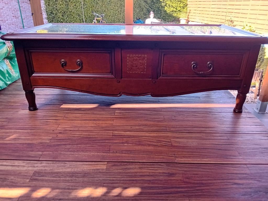 Table de salon, 100 à 150 cm, Chêne, Contemporain, Enlèvement