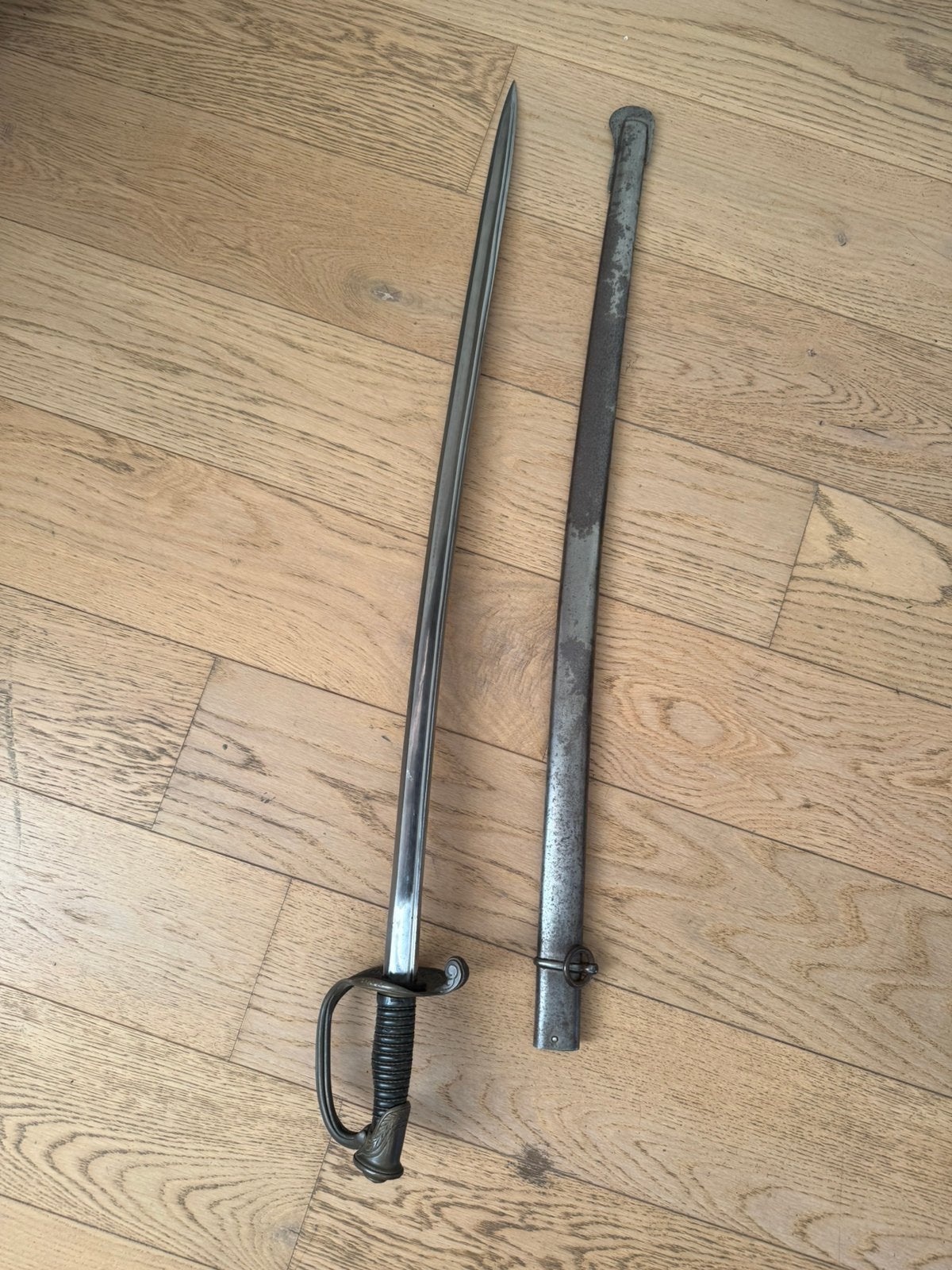Sabre de Cavalerie Sous Officier Modèle 1855, Verzamelen, Ophalen of Verzenden, Landmacht, Zwaard of Sabel