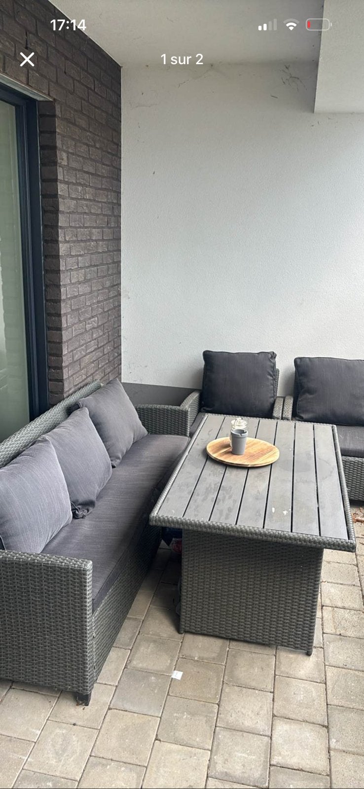 Salon de jardin, Tuin en Terras, Tuinsets en Loungesets, Ophalen, Zo goed als nieuw, Tuinset