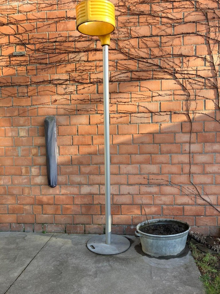 Korfbalpaal 3m + voetstuk, Sport en Fitness, Korfbal, Ophalen, Zo goed als nieuw, Korf of Paal