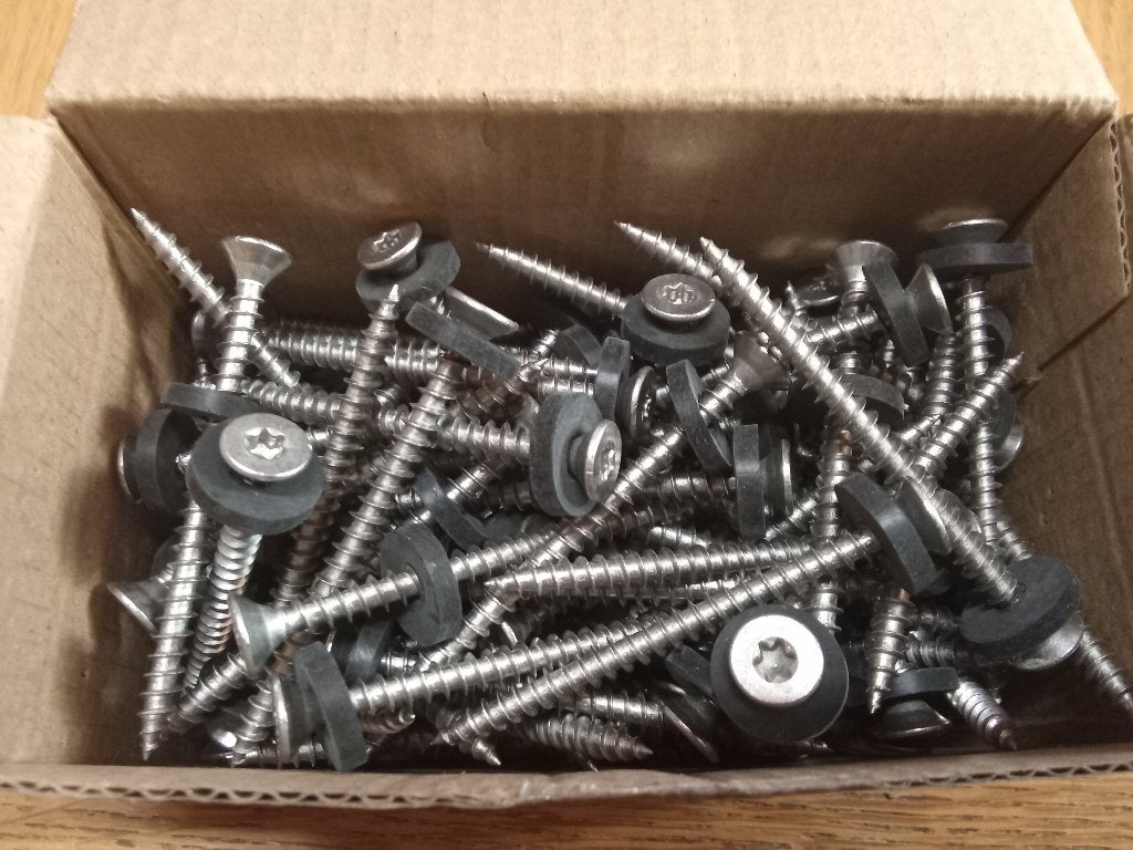 Vis inox A2 pour tuiles ou autre 4,5 x 60mm, Enlèvement