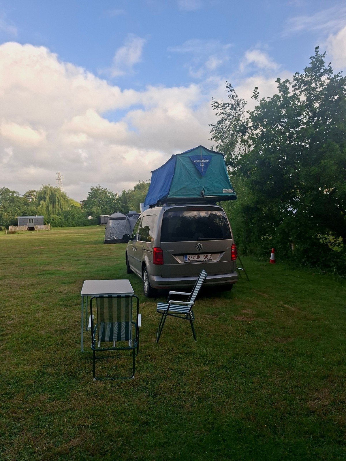 Daktent Autohome Overcamp, Caravans en Kamperen, Ophalen