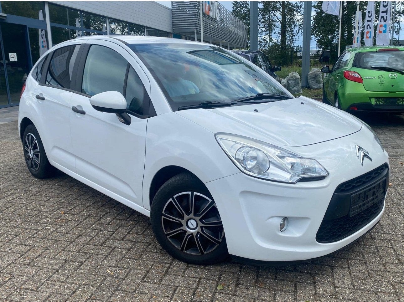 Citroen c3 met garantie en keuring, Auto's, Voorwielaandrijving, Stof, Zwart, Wit