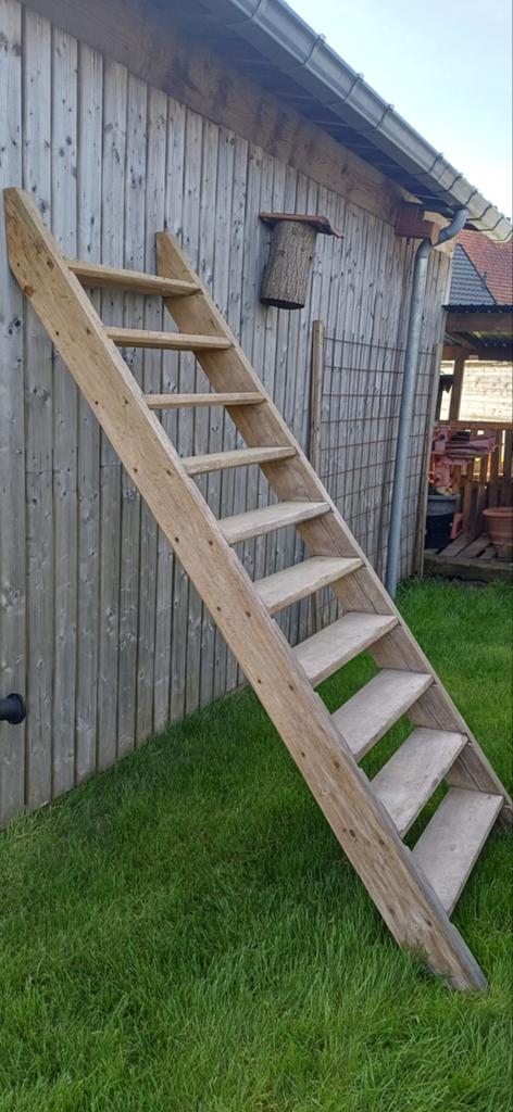 Oude houten trap, Ophalen, Trap