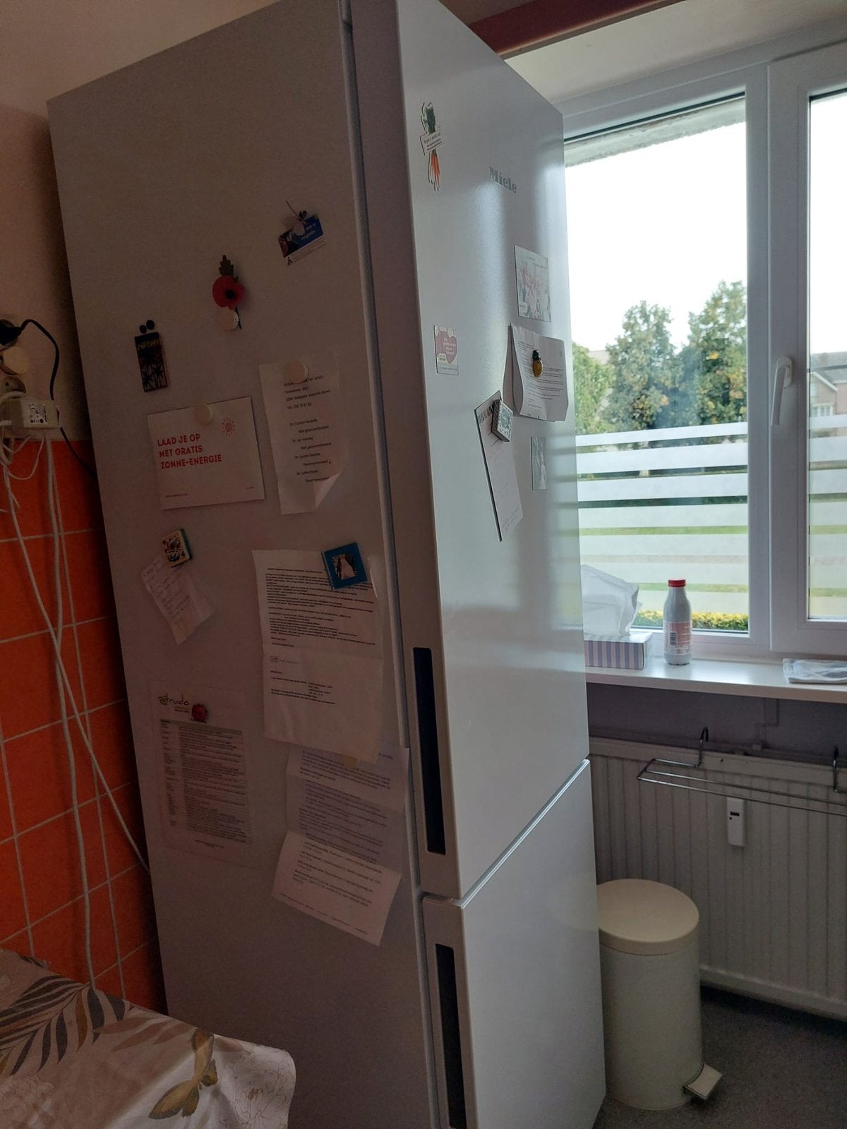 Miele IJskast +Diepvries, Ophalen, Gebruikt, Met vriesvak