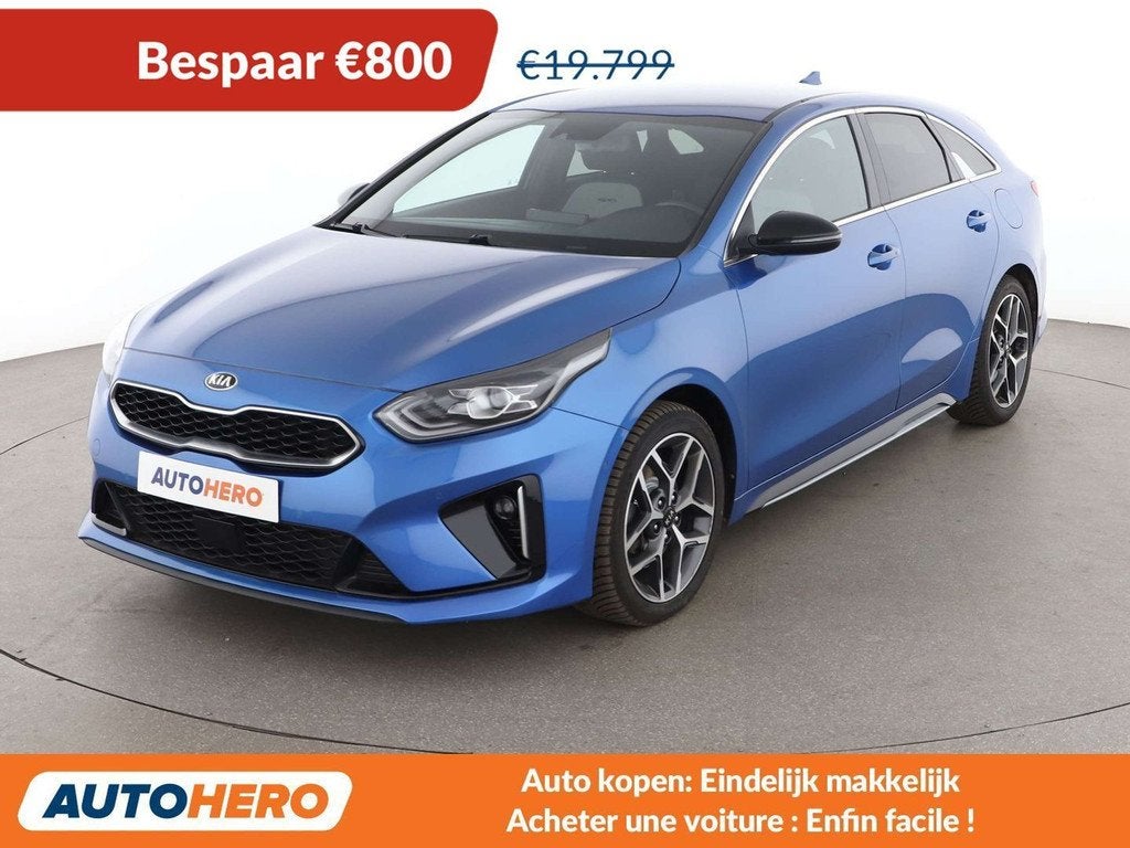Kia ProCeed / pro_cee'd 1.4 TGDI GT Line (bj 2021), Auto's, Kia, Blauw, 5 deurs, https://public.car-pass.be/vhr/732c57d1-309a-4dd5-818e-2a626d234ffa