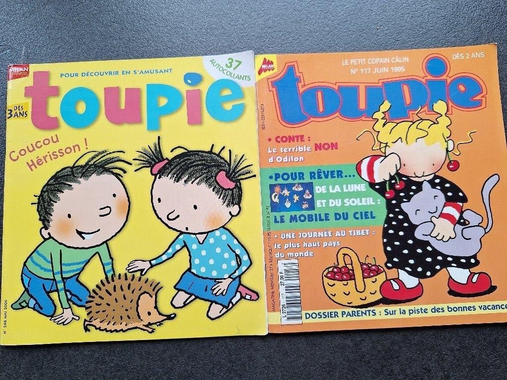 2 numéros du magazine Toupie - dès 3 ans, Ophalen, Zo goed als nieuw, Milan jeunesse, 3 tot 4 jaar