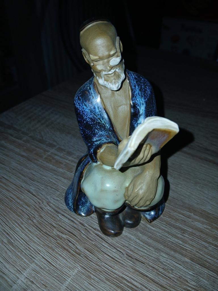 Dit beeldje is een antieke Chinese "Mudman" (modderman), Ophalen