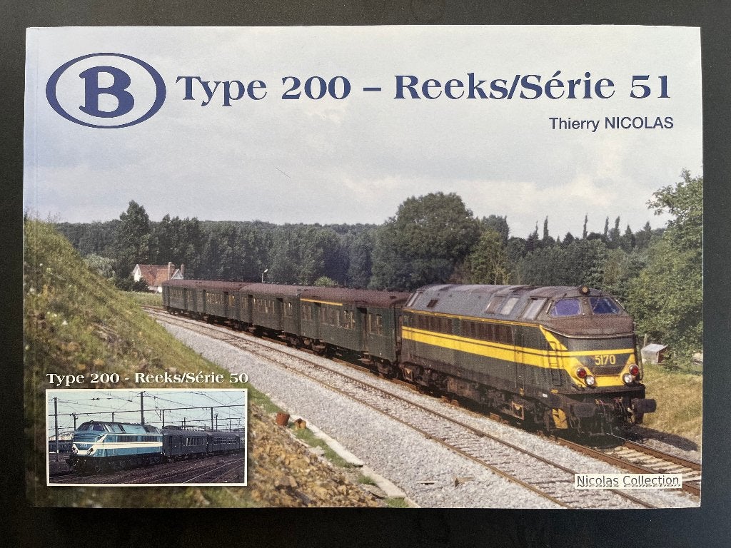 NMBS SNCB Type 200 – Reeks/Série 51, Ophalen of Verzenden, Nieuw, Nicolas Collection, Trein